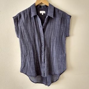 Lucky Brand Blue Short Sleeve Top